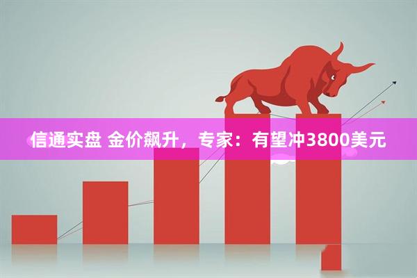 信通实盘 金价飙升，专家：有望冲3800美元