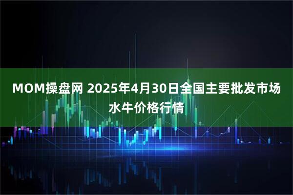 MOM操盘网 2025年4月30日全国主要批发市场水牛价格行情